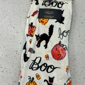 Rachel Halloween Themed Blanket - Black, Orange, Pink
